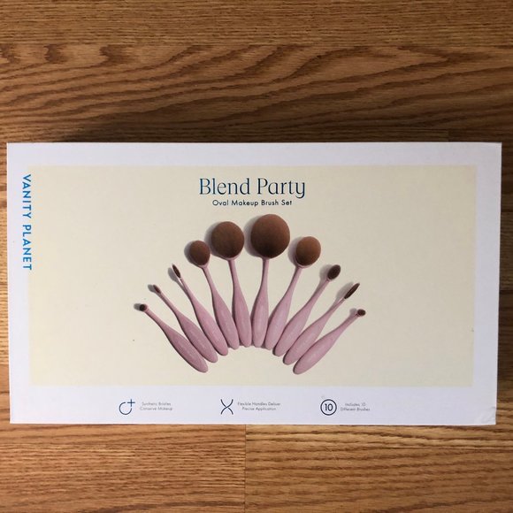 Vanity Planet Blend Party Brush Kit in Pink - Picture 2 of 3